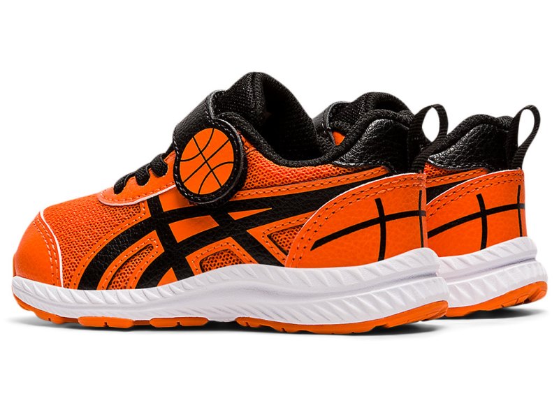 Asics Contend 7 Športne Superge Otroški Oranžne Črne | SI5526-784