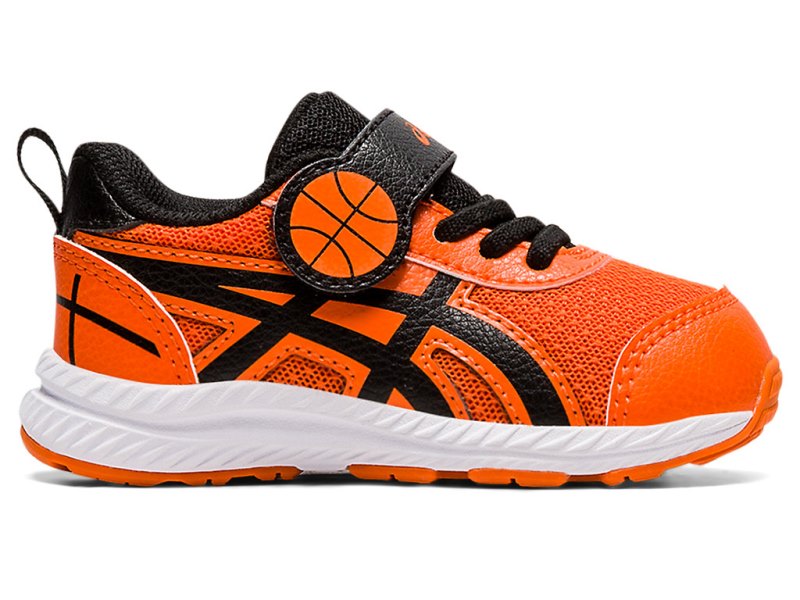 Asics Contend 7 Športne Superge Otroški Oranžne Črne | SI5526-784