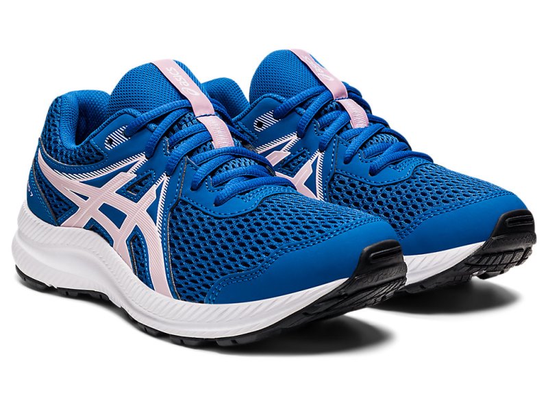 Asics Contend 7 Tekaški Čevlji Otroški Modre Roza | SI0936-878