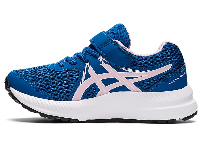 Asics Contend 7 Tekaški Čevlji Otroški Modre Roza | SI2651-324