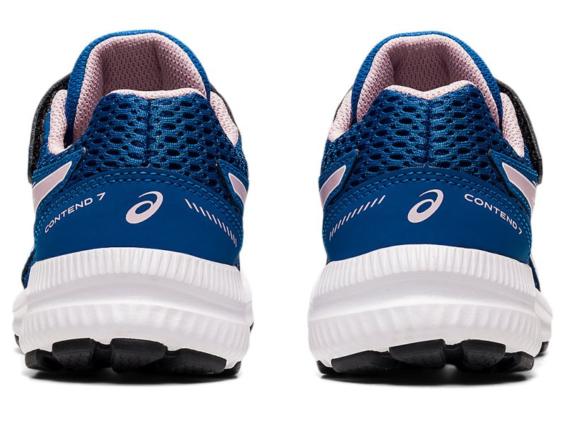 Asics Contend 7 Tekaški Čevlji Otroški Modre Roza | SI2651-324