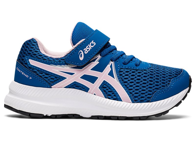 Asics Contend 7 Tekaški Čevlji Otroški Modre Roza | SI2651-324