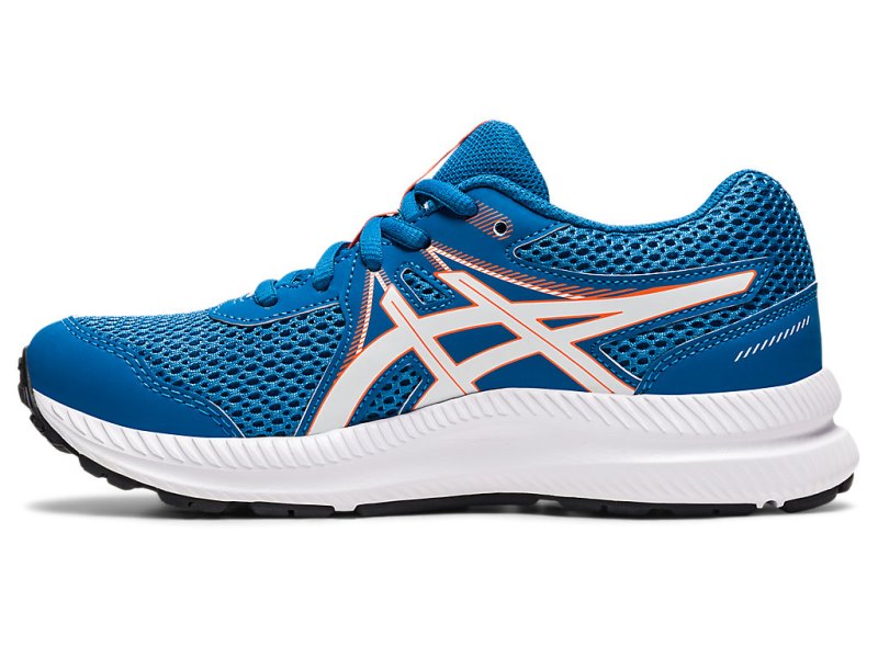 Asics Contend 7 Tekaški Čevlji Otroški Modre Bele | SI2713-858