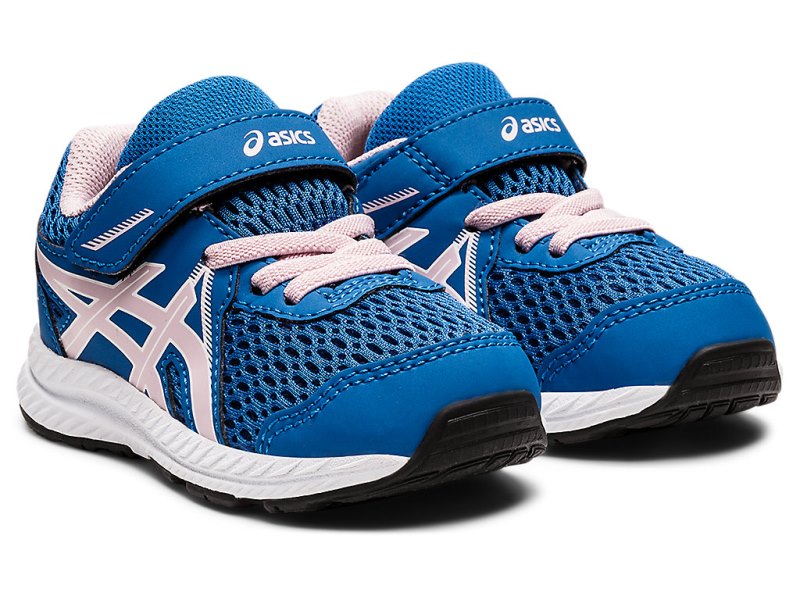 Asics Contend 7 Tekaški Čevlji Otroški Modre Roza | SI5300-903