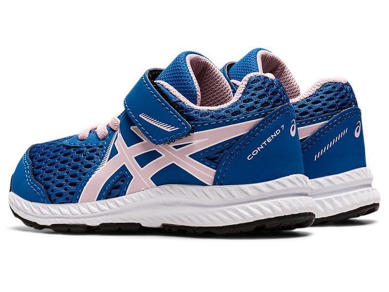 Asics Contend 7 Tekaški Čevlji Otroški Modre Roza | SI5300-903