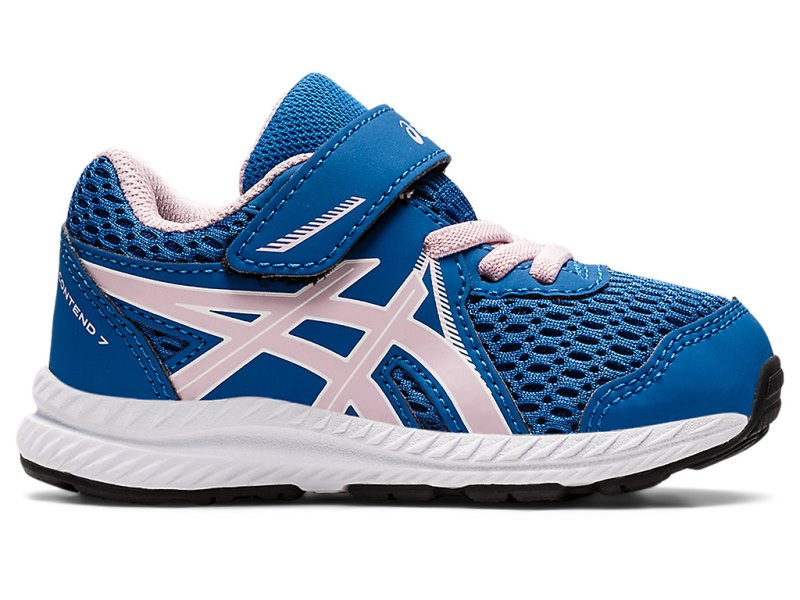 Asics Contend 7 Tekaški Čevlji Otroški Modre Roza | SI5300-903