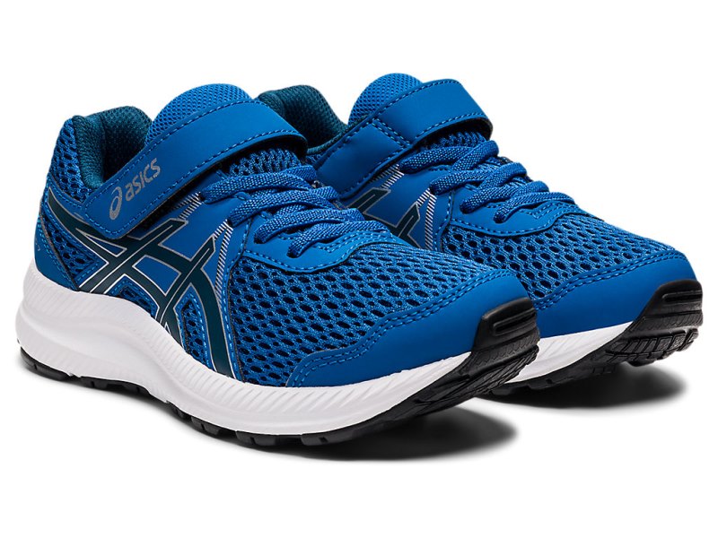 Asics Contend 7 Tekaški Čevlji Otroški Modre Modre | SI9329-647