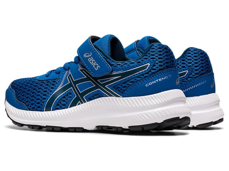 Asics Contend 7 Tekaški Čevlji Otroški Modre Modre | SI9329-647