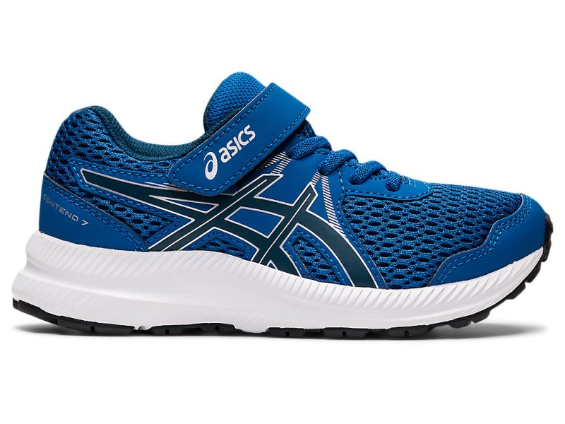 Asics Contend 7 Tekaški Čevlji Otroški Modre Modre | SI9329-647