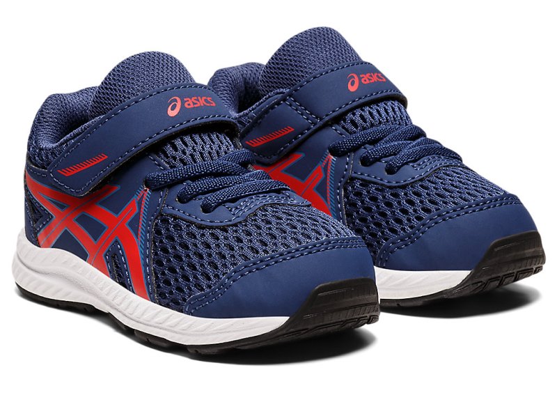 Asics Contend 7 Tekaški Čevlji Otroški Temno Rdeče | SI2690-066