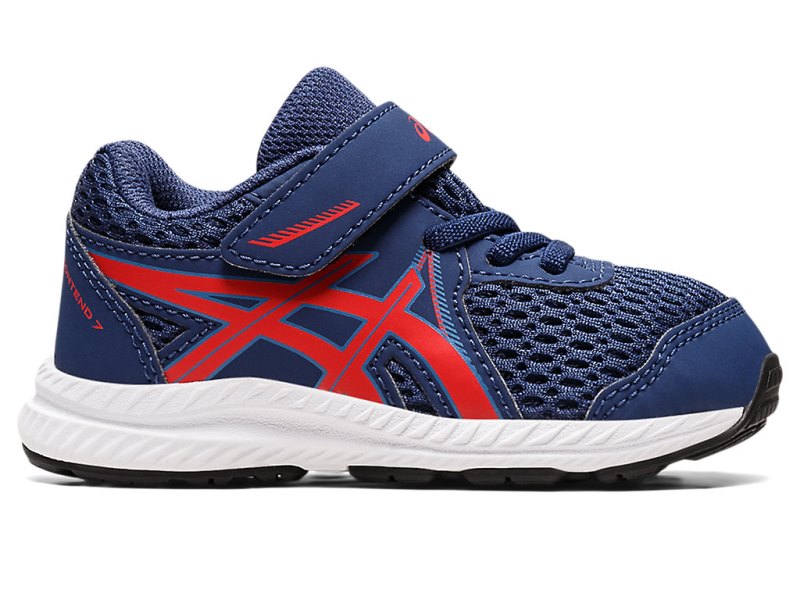 Asics Contend 7 Tekaški Čevlji Otroški Temno Rdeče | SI2690-066