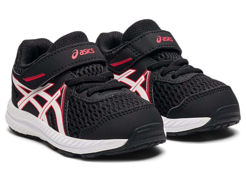 Asics Contend 7 Tekaški Čevlji Otroški Črne Rdeče | SI2476-447