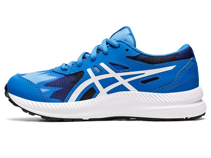 Asics Contend 8 Športne Superge Otroški Modre Bele | SI5645-761