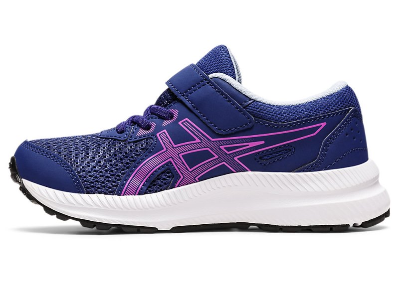 Asics Contend 8 Športne Superge Otroški Modre Vijolične | SI8004-320