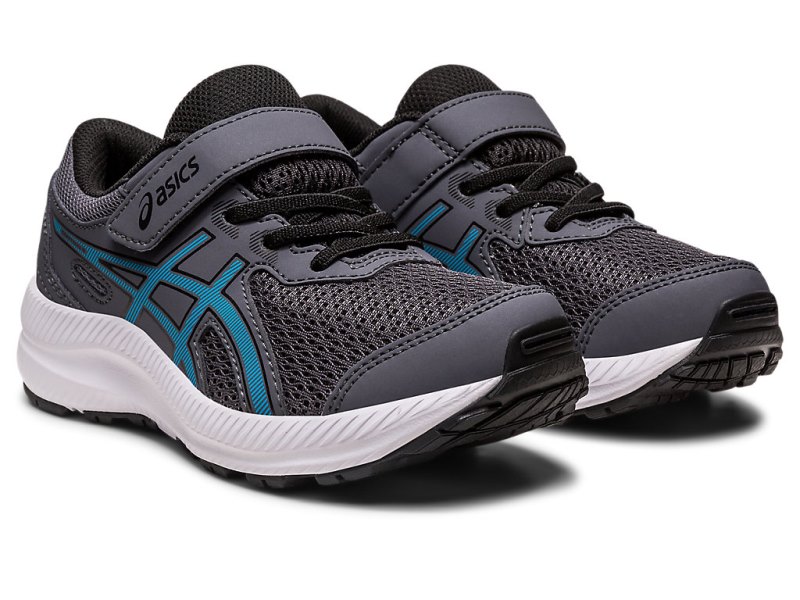 Asics Contend 8 Športne Superge Otroški Sive Modre | SI6949-297