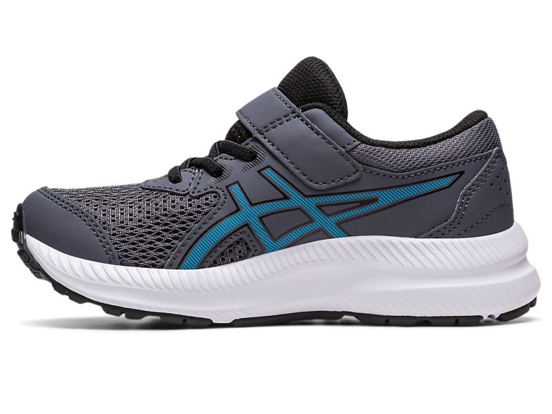 Asics Contend 8 Športne Superge Otroški Sive Modre | SI6949-297