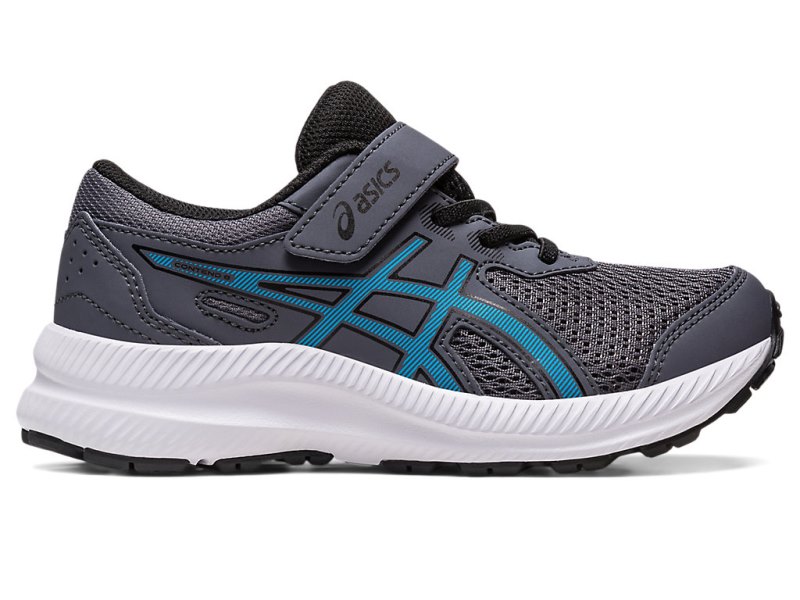 Asics Contend 8 Športne Superge Otroški Sive Modre | SI6949-297