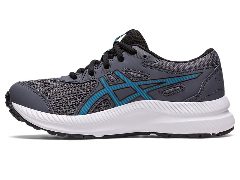 Asics Contend 8 Športne Superge Otroški Sive Modre | SI6990-700