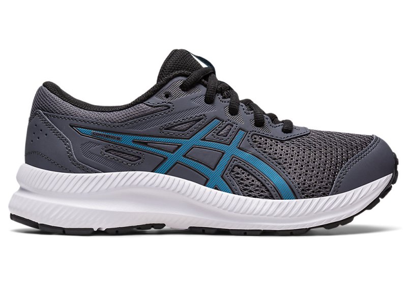 Asics Contend 8 Športne Superge Otroški Sive Modre | SI6990-700