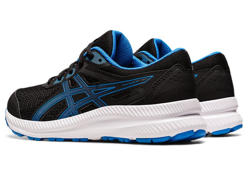 Asics Contend 8 Športne Superge Otroški Črne Modre | SI7668-954