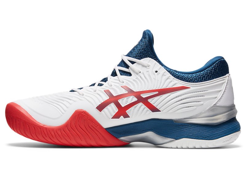 Asics Court FF 2 Teniški Copati Moški Bele Modre | SI6950-703