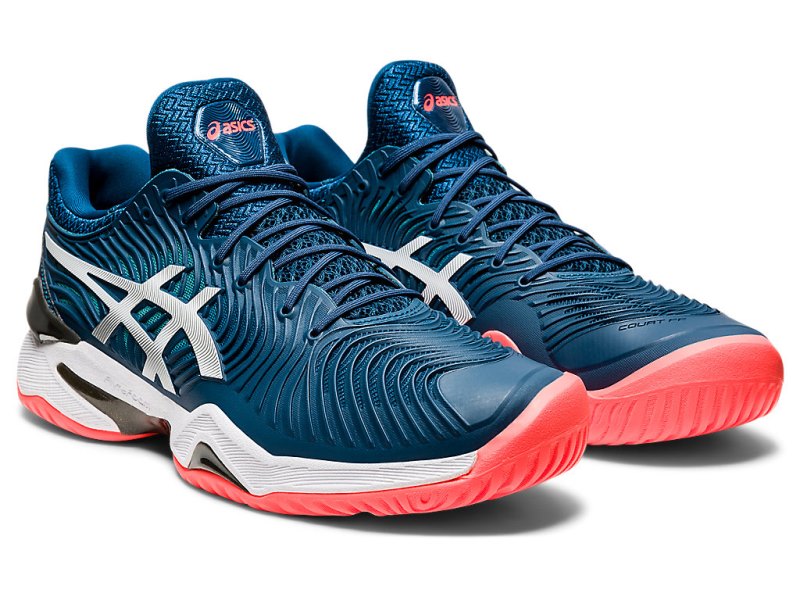 Asics Court FF 2 Teniški Copati Moški Modre Bele | SI0959-788