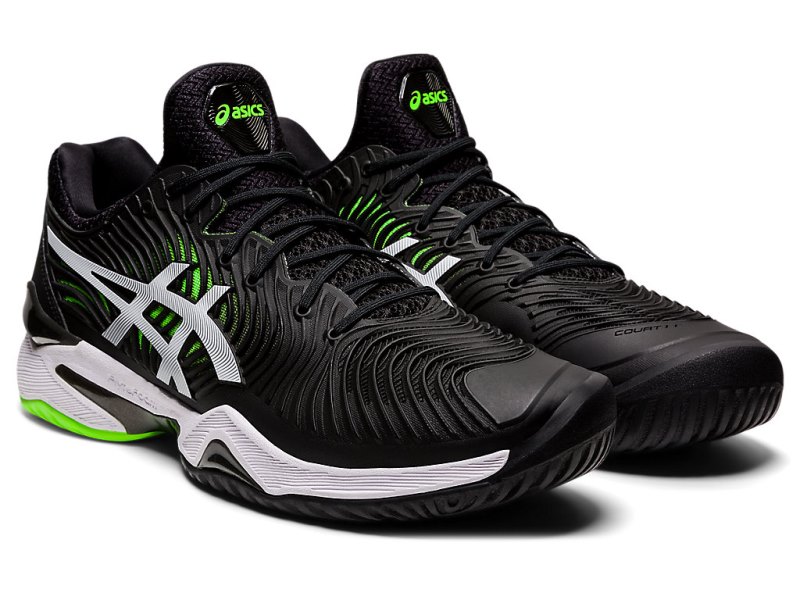 Asics Court FF 2 Teniški Copati Moški Črne Zelene | SI2469-329