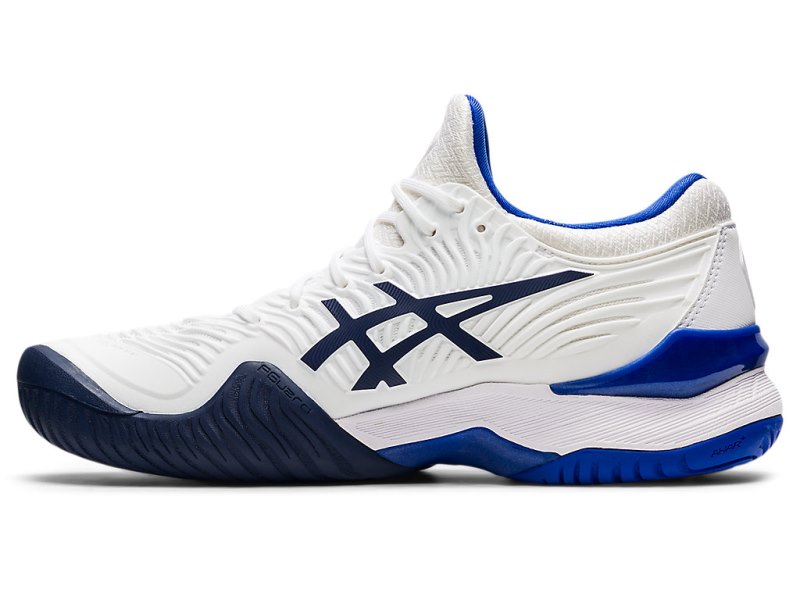 Asics Court FF 2 Teniški Copati Ženske Bele Modre | SI3029-171