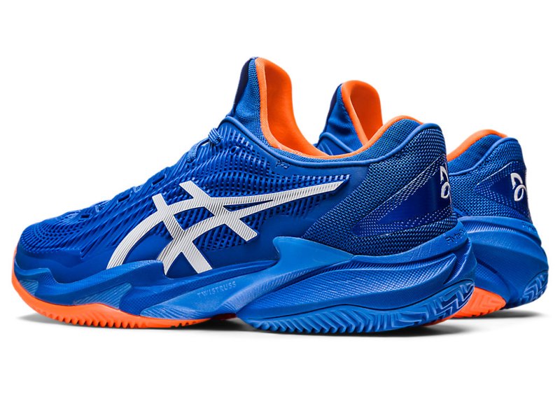 Asics Court FF 3 Novak Clay Teniški Copati Moški Modre Bele | SI4244-299