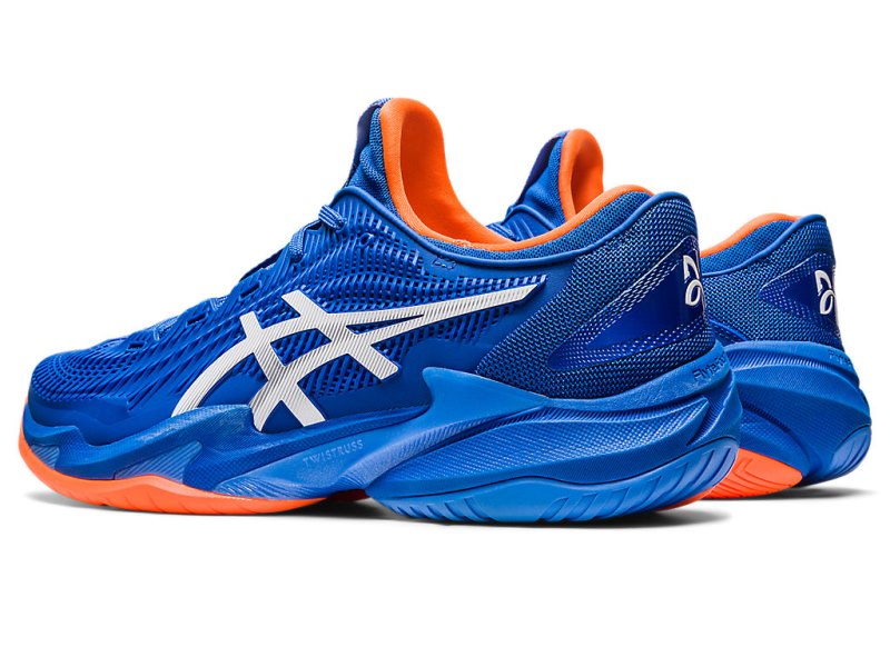 Asics Court FF 3 Novak Teniški Copati Moški Modre Bele | SI8942-413