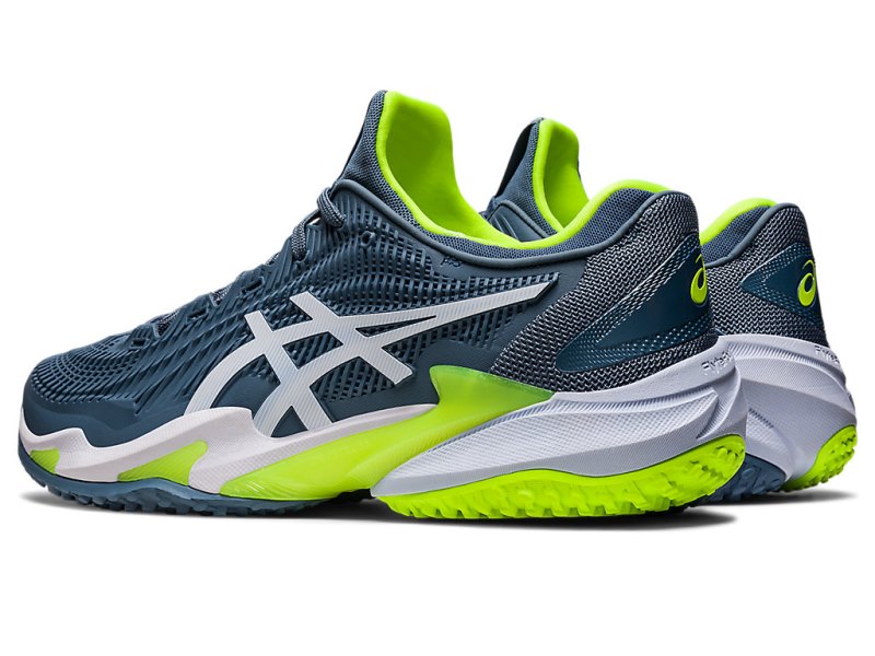 Asics Court FF 3 OC Teniški Copati Moški Sive Modre Bele | SI5967-751