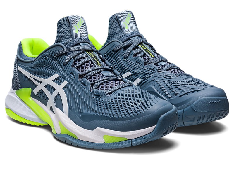 Asics Court FF 3 Teniški Copati Moški Sive Modre Bele | SI9845-083