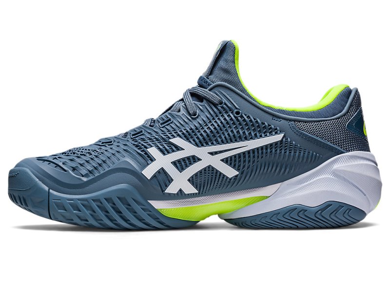 Asics Court FF 3 Teniški Copati Moški Sive Modre Bele | SI9845-083