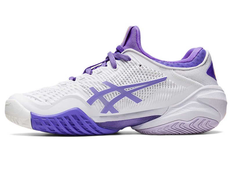 Asics Court FF 3 Teniški Copati Ženske Bele Vijolične | SI9285-216