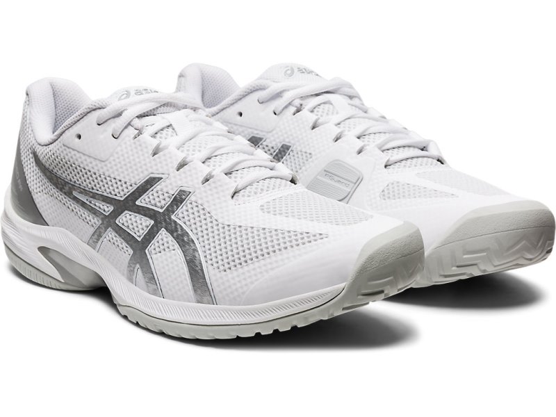 Asics Court Speed FF Teniški Copati Moški Bele Srebrne | SI9877-264