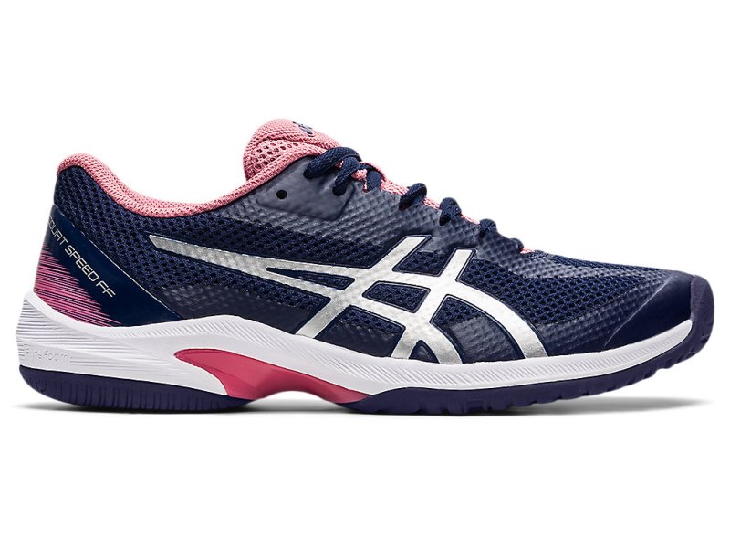 Asics Court Speed FF Teniški Copati Ženske Temno Modre Srebrne | SI1416-440