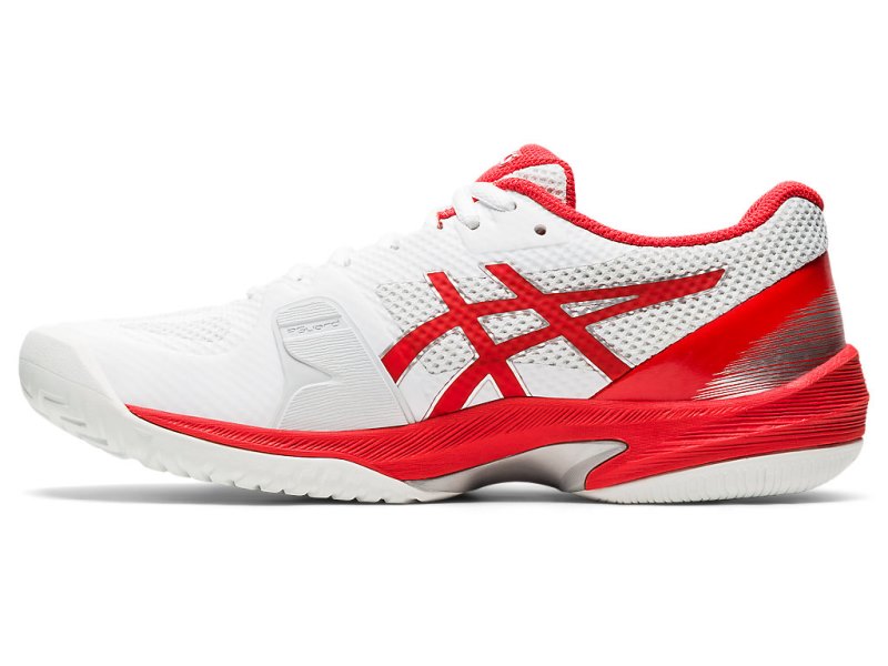 Asics Court Speed FF Teniški Copati Ženske Bele Rdeče | SI2735-998