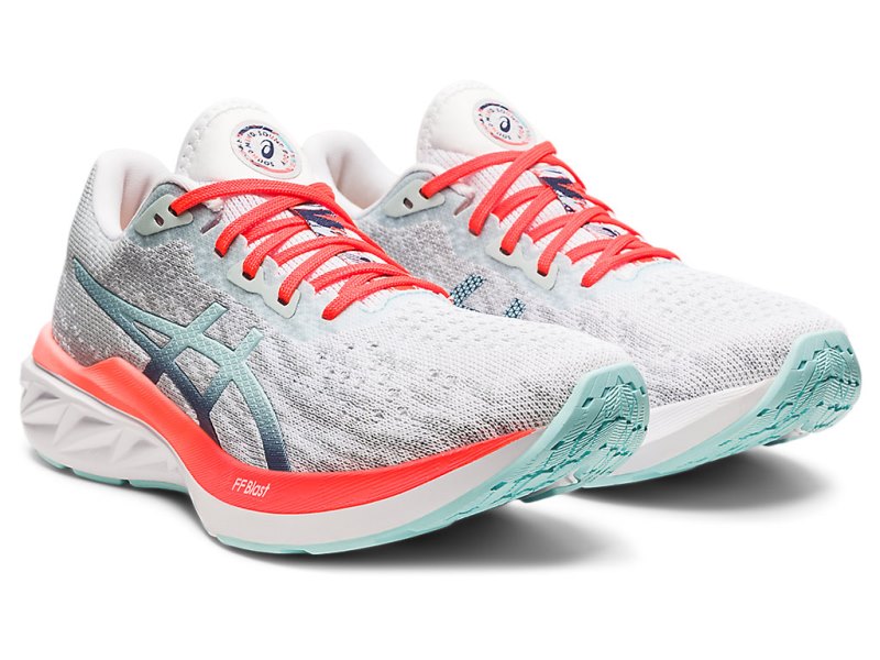 Asics Dynablast 2 Tekaški Čevlji Ženske Bele Modre | SI0337-917