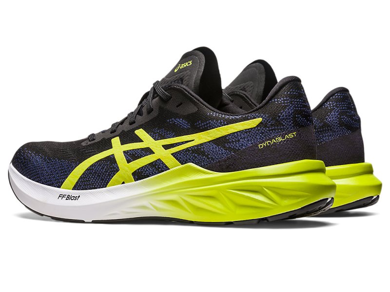 Asics Dynablast 3 Tekaški Čevlji Moški Črne Svetlo Zelene | SI0267-565