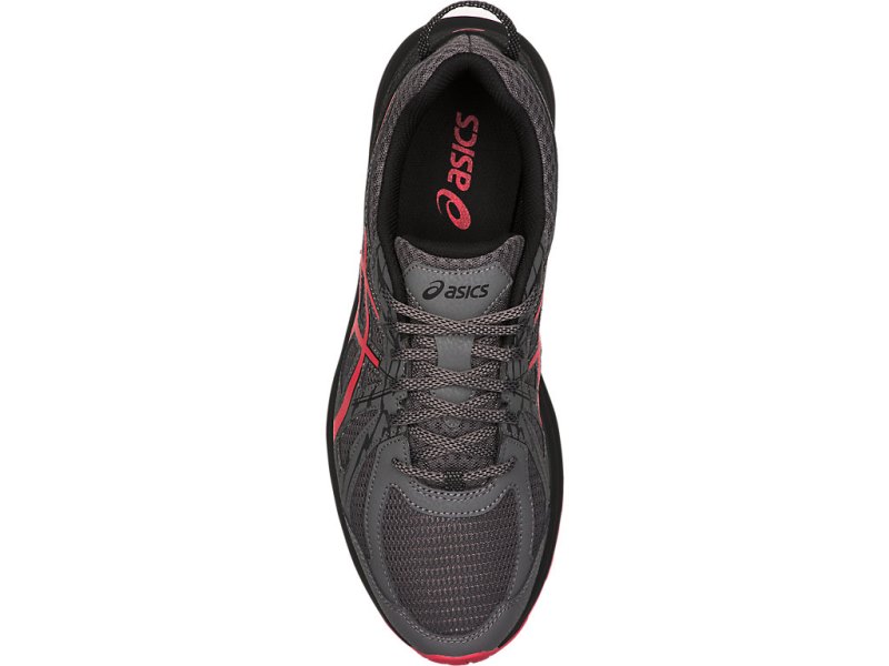 Asics Frequent Trail Tekaški Čevlji Moški Temno Sive Rdeče | SI5200-441