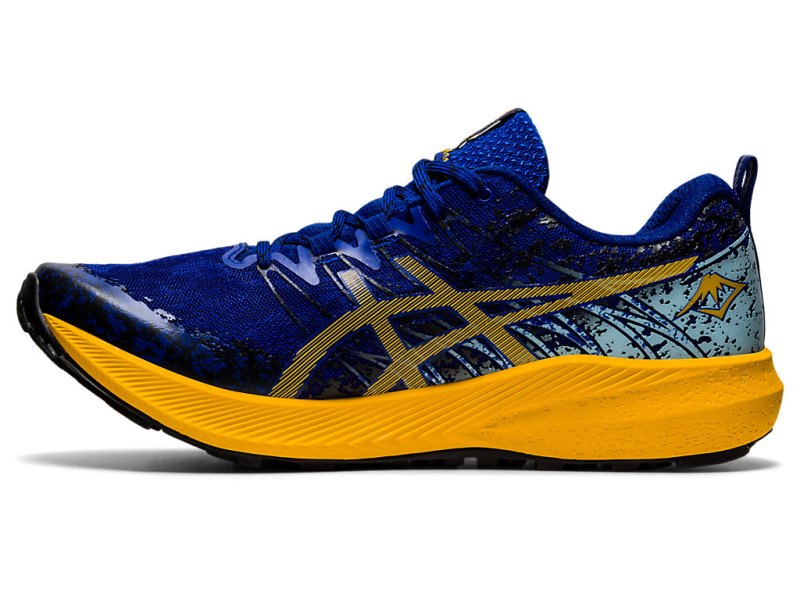 Asics Fuji Lite 2 Tekaški Čevlji Moški Modre Oranžne Cvet | SI6910-655