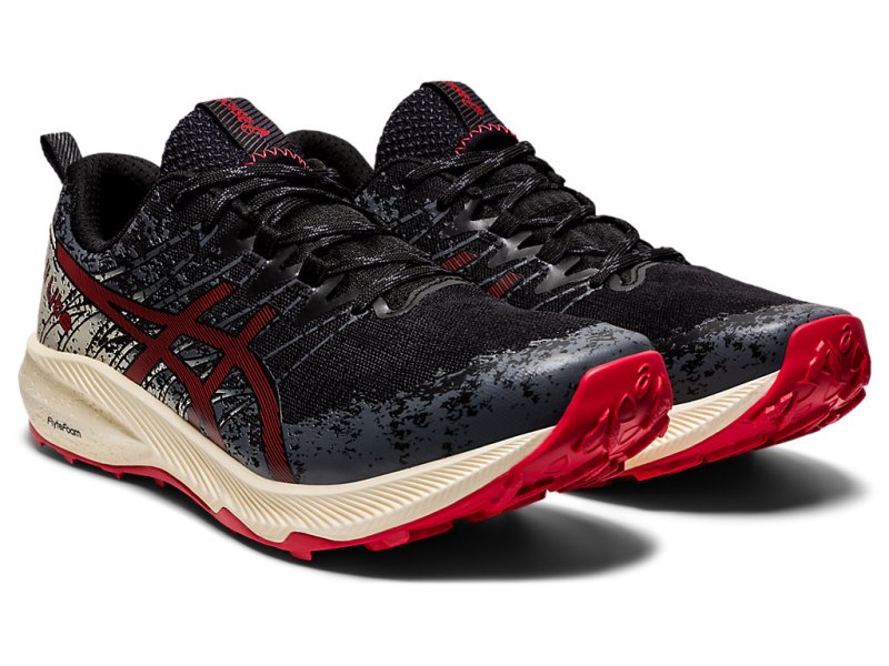 Asics Fuji Lite 2 Tekaški Čevlji Moški Črne Rdeče | SI6502-345