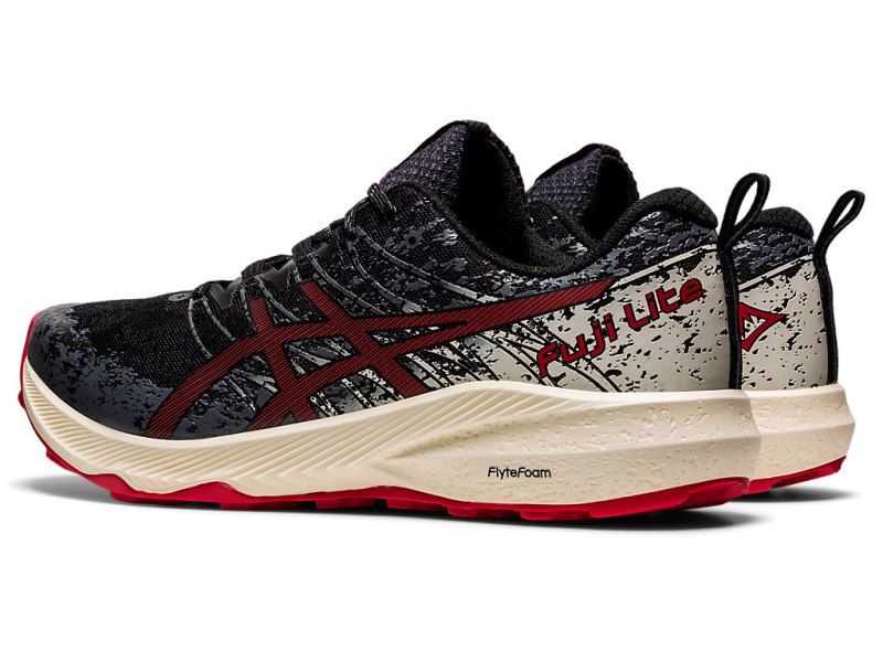 Asics Fuji Lite 2 Tekaški Čevlji Moški Črne Rdeče | SI6502-345