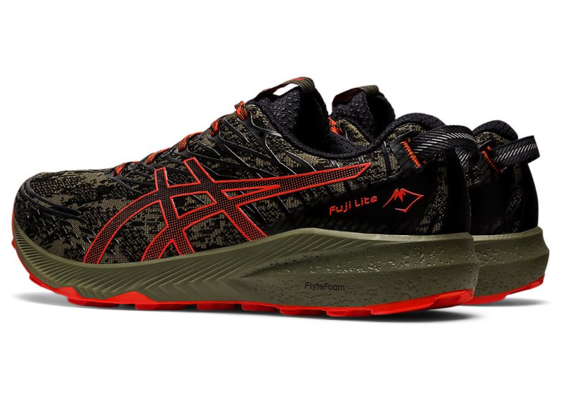 Asics Fuji Lite 3 Tekaški Čevlji Moški Zelene Roza | SI7805-844