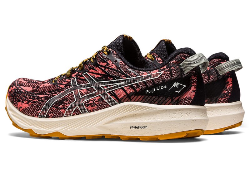 Asics Fuji Lite 3 Tekaški Čevlji Ženske Koralne Svetlo Olivno Zelene | SI9005-416