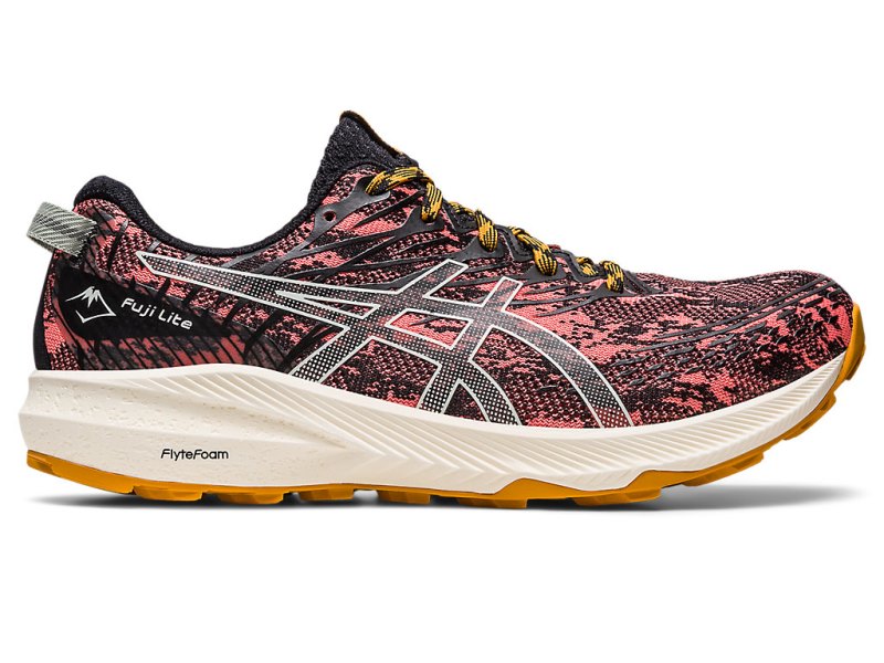 Asics Fuji Lite 3 Tekaški Čevlji Ženske Koralne Svetlo Olivno Zelene | SI9005-416