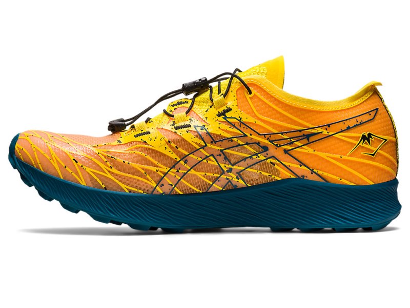 Asics Fujispeed Tekaški Čevlji Moški Zlate Rumene Turkizna | SI6137-594