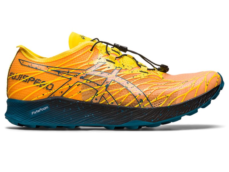 Asics Fujispeed Tekaški Čevlji Moški Zlate Rumene Turkizna | SI6137-594