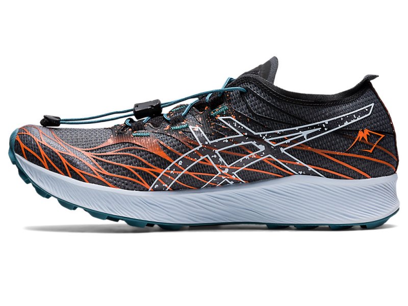 Asics Fujispeed Tekaški Čevlji Ženske Črne Oranžne | SI1373-919