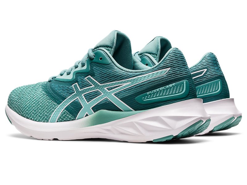 Asics Fuzeblast Tekaški Čevlji Ženske Zelene Bele | SI8054-229